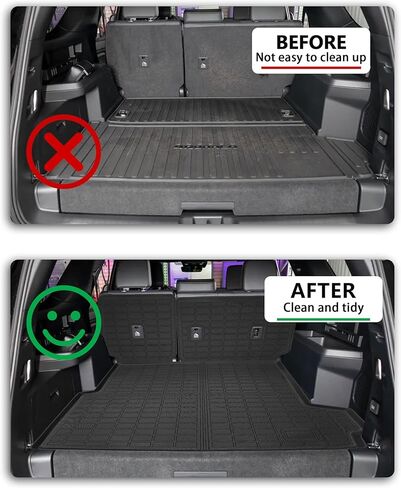 Cargo Liner Compatible with 2021-2024 Toyota Venza Trunk Mat Cargo Mat Back Seat Cover Protector Dog Liner Pet Mat Cargo Trunk Liner(Backrest Mats+Trunk Mat) in Kuwait