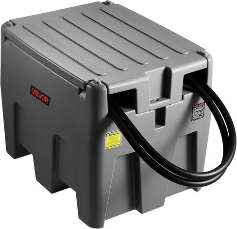 VEVOR Transfer Tank, 58 Gallon Capacity & 12V Electric Transfer Pump, Fuel Tank with 10 GPM Flow Rate and 13.1ft Rubber Hose, PE Transfer Tanks for Easy Fuel Transportation, Red in Saudi Arabia