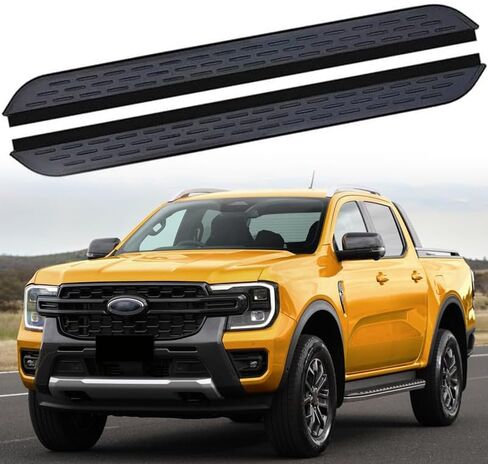 2pc Fixed Running Board Side Step Nerf Bar for Ford Ranger T9 2023 2024 2025. in Saudi Arabia