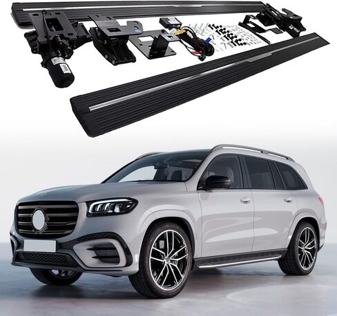 لوحة تشغيل كهربائية قابلة للنشر، دواسة جانبية، قضيب Nerf من الألومنيوم يناسب 2020-2025 Mercedes-Benz GLS in Saudi Arabia