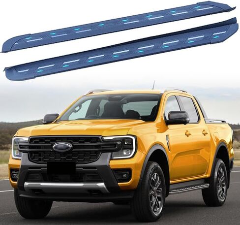 2pc Fixed Running Board Side Step Nerf Bar for Ford Ranger T9 2023 2024 2025. in Saudi Arabia