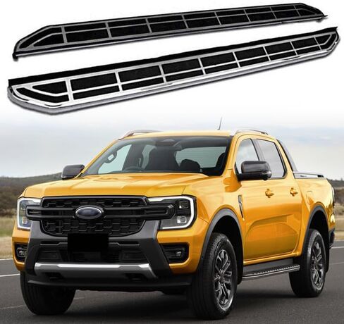 2pc Fixed Running Board Side Step Nerf Bar for Ford Ranger T9 2023 2024 2025. in Saudi Arabia