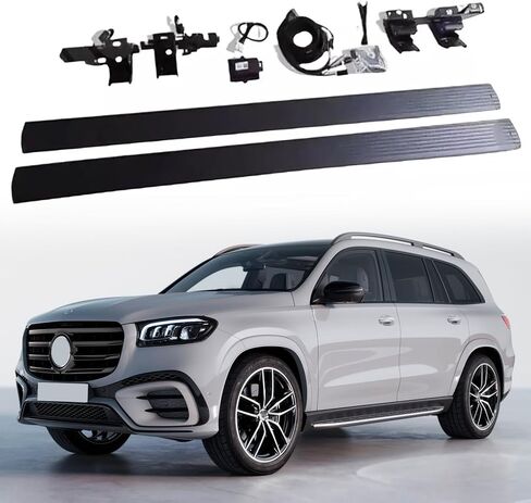 لوحة تشغيل كهربائية قابلة للنشر، دواسة جانبية، قضيب Nerf من الألومنيوم يناسب 2020-2025 Mercedes-Benz GLS in Saudi Arabia