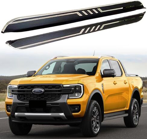 2pc Fixed Running Board Side Step Nerf Bar for Ford Ranger T9 2023 2024 2025. in Saudi Arabia