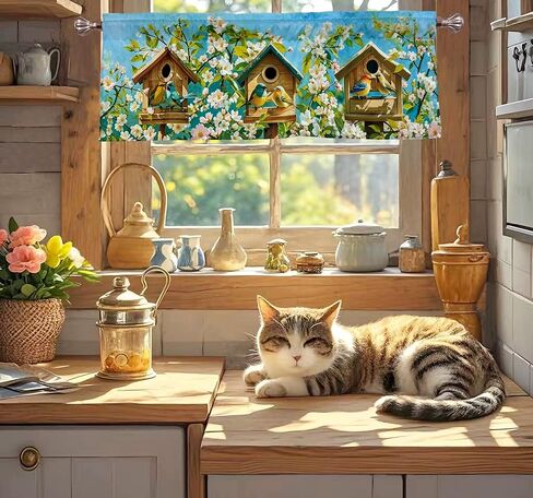 البوهيمي الأزهار الداليا التمرير بيزلي نافذة الستار الستارة بوهو للديكور الخصوصية قضيب الجيب 52 × 16 بوصة in Kuwait