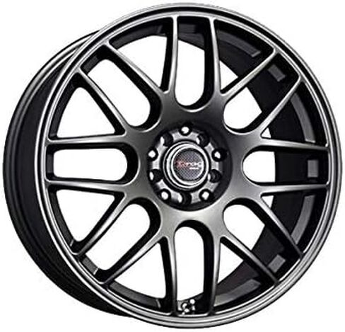 17" DRAG WHEELS DR34 17x7.5" +45 OFFSET 5x100/5x114.3 FLAT GUN METAL - SINGLE in Saudi Arabia