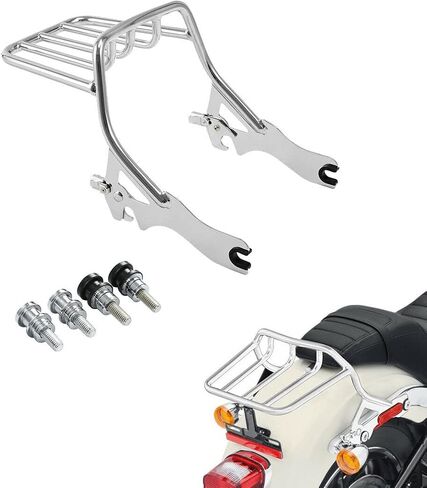 TCMT Detachable Two-up Luggage Rack Fit for Harley Heritage Classic 2018-2025 Softail Standard 2020-2024 Street Bob 2021-2025 Softail Slim 2018-2021 Deluxe Street Bob 2018-2020 in Saudi Arabia
