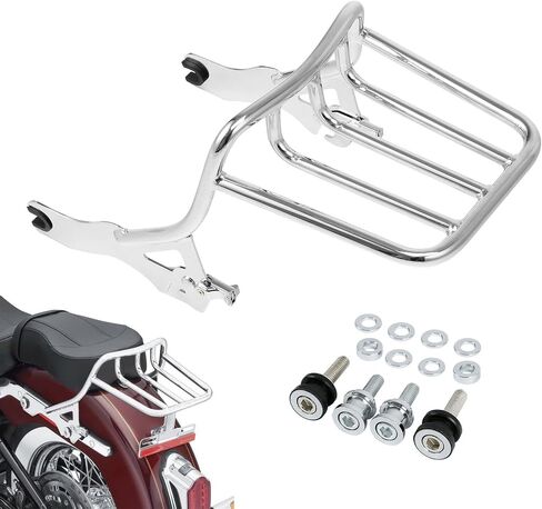 TCMT Detachable Two-up Luggage Rack Fit for Harley Heritage Classic 2018-2025 Softail Standard 2020-2024 Street Bob 2021-2025 Softail Slim 2018-2021 Deluxe Street Bob 2018-2020 in Saudi Arabia