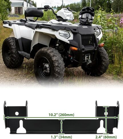 Front Pivot Bracket Rack for Polaris Sportsman 450 570 2015-2024, ATV Steel Powder Coated Luggage Mounting Rack for Polaris Sportsman 450 570 Touring Accessories, Replace #5259854-329 in Saudi Arabia
