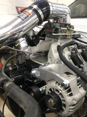 LS Alternator Only Bracket Top Driver Head Mount - Type 1 Adjustable Idler System LSX 4.8L 5.3L 6.0L Truck, LS1 Camaro, Corvette/CTS-V Balancers in Saudi Arabia