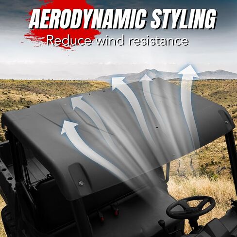 A & UTV PRO 1000 XP Roof Top for RZR, Heavy Duty 2 Seater Aluminum Roof Sun Visor Cover Accessories Compatible with Polaris RZR XP 1000/900 / 1000 / Turbo 2014-2023 in Saudi Arabia