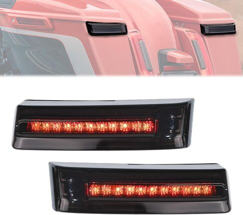 Saddlebag Light for Harley 2024-Up, 3 in1 LED Saddlebag Tail Light Run Brake Turn Signal Lamp for Harley CVO Road Glide Street Glide 2023+, FLHX FLTRX FLTRXSTSE 2024-2025 Accessories in Saudi Arabia