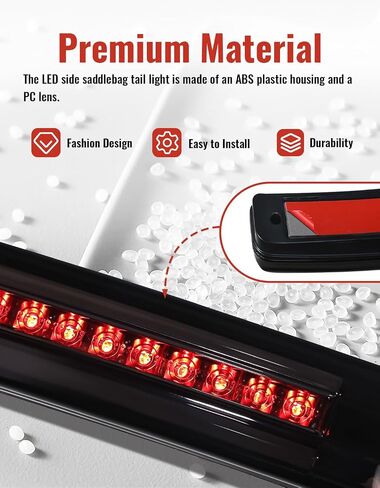 Saddlebag Light for Harley 2024-Up, 3 in1 LED Saddlebag Tail Light Run Brake Turn Signal Lamp for Harley CVO Road Glide Street Glide 2023+, FLHX FLTRX FLTRXSTSE 2024-2025 Accessories in Saudi Arabia