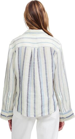 قميص Madewell النسائي برقبة على شكل حرف Y وأكمام قابلة للتعديل in Saudi Arabia