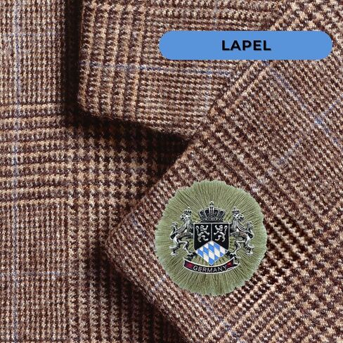 قبعة معدنية على الطراز الألماني بشراشيب أسد بايرن ميونخ "ألمانيا" إكسسوار أزياء | OktoberfestHaus in Kuwait