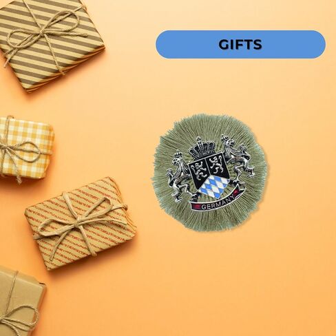 قبعة معدنية على الطراز الألماني بشراشيب أسد بايرن ميونخ "ألمانيا" إكسسوار أزياء | OktoberfestHaus in Kuwait