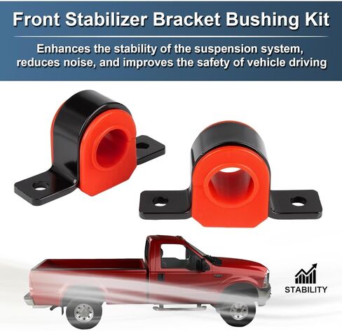 K80201 Front Sway Bar Bushings with Stabilizer Bar Bracket Kit for F-250 F-350 F-450 F-550 Super Duty 4WD 1999-2006,for 32mm Bar in Saudi Arabia