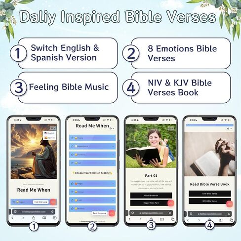 2Pcs Daily Bible Verse Bracelets，NFC Jesus Christian Cross Wristband, Inspirational Faith Spiritual Religious Gift in Saudi Arabia