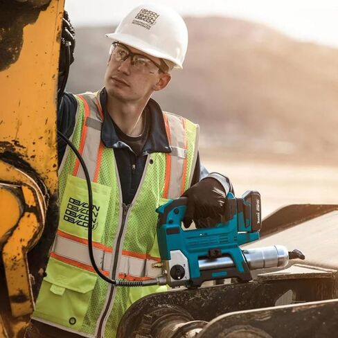 XPG01Z 18V LXT Lithium-Ion Cordless Grease Gun 10000 PSI Dual Speed Modes Auto Speed Control Flexible Hose Air Bleed Valve Tool Only Compatible with Makita Battery in Saudi Arabia