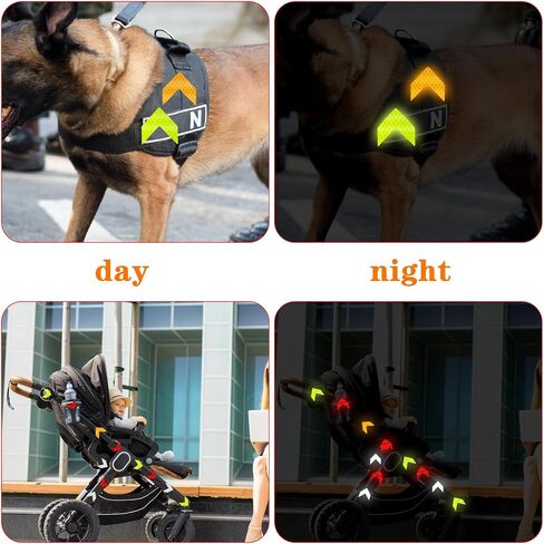 48PCS Reflective Stickers - High-Visibility Arrow Safety Stickers for Helmet, Mailbox, Bike, Car - Waterproof PVC Warning Decals in 4 Colors in Saudi Arabia