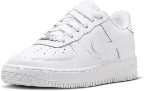 حذاء Nike Air Force 1 LE للأطفال الكبار (FV5951-111، أبيض/أبيض/أبيض/أبيض) مقاس 1 in Saudi Arabia