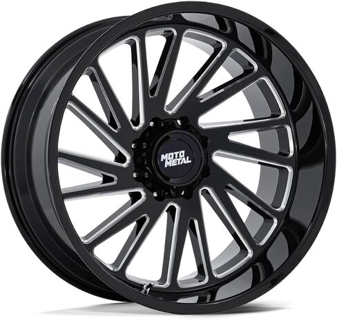 Moto Metal 20X10 8X6.5 4.79 -18mm GLOSS BLACK MILLED - MO811BE20108018N in Saudi Arabia