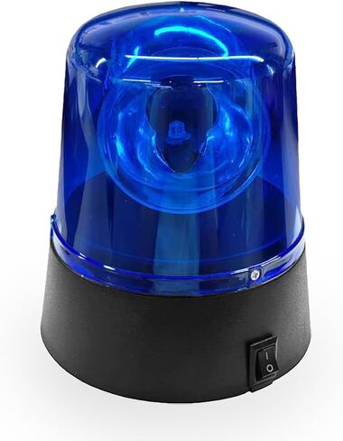 ضوء ستروب LED للسيارة، ضوء كرة ديسكو يدور 360 درجة، مصباح تحذير صفارات الإنذار للسيارة، أضواء شرطة وامضة عالمية للمركبة، المنزل، الحفلات (أزرق) in Saudi Arabia