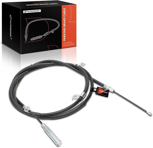 A-Premium Rear Passenger Side Parking Brake Cable Assembly Compatible with Hummer Models: H3 2006 2007 2008 2009 2010 - Replace# 15221810 in Saudi Arabia
