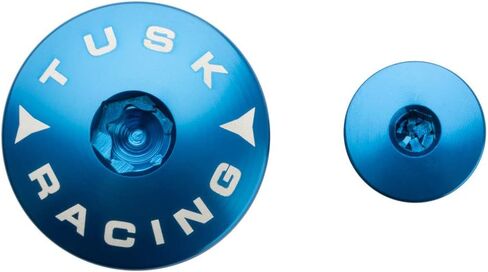 Tusk Billet Aluminum Engine Plug Kit Blue Compatible with Kawasaki KX250F 2011-2024/KX450 2009-2025 in Saudi Arabia