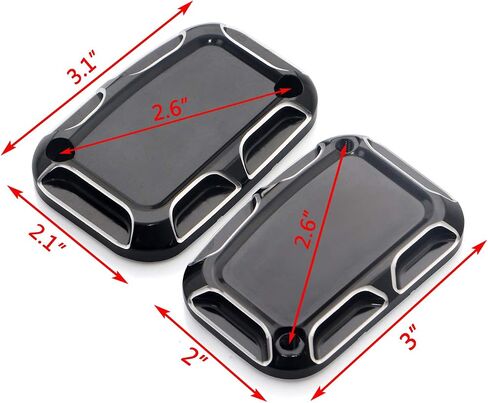 YDLM Black CNC Right Front Brake Master Cylinder Cover For Harley Touring Road Glide Street Glide in Saudi Arabia