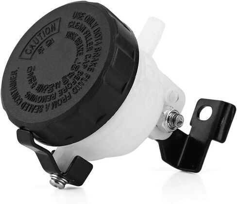 Qiilu Universal Brake Reservoir Fluid Bottle, Motorcycle Master Clutch Oil Cup Cylinder Bracket in Saudi Arabia