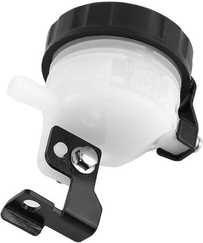 Qiilu Universal Brake Reservoir Fluid Bottle, Motorcycle Master Clutch Oil Cup Cylinder Bracket in Saudi Arabia