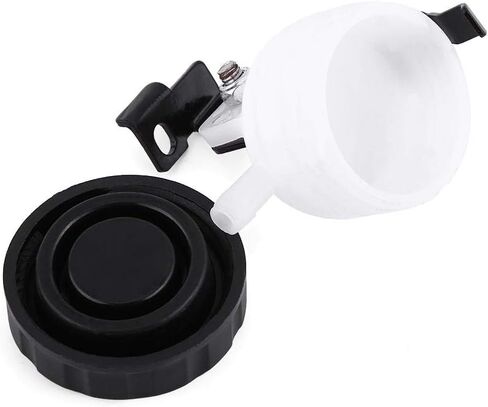 Qiilu Universal Brake Reservoir Fluid Bottle, Motorcycle Master Clutch Oil Cup Cylinder Bracket in Saudi Arabia