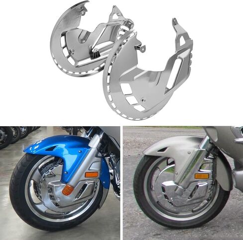 XMT-MOTO الفرامل الدوار يغطي LED حلقة النار صالح لهوندا Goldwing 1800 GL1800 2001-2017 هوندا F6B 2013-2017 كروم in Saudi Arabia