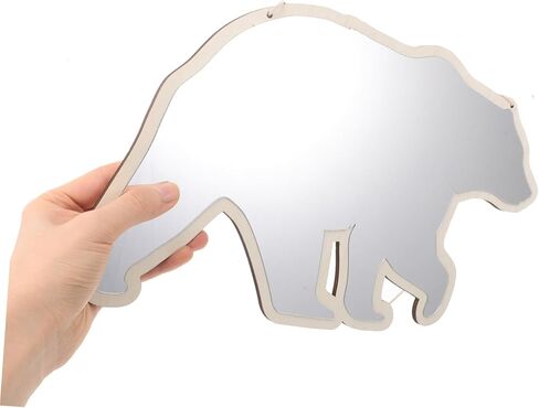 مرآة زينة للفتيات للأولاد والبنات من الأكريليك بتصميم الدب آمنة وديكور لغرفة الأطفال in Kuwait