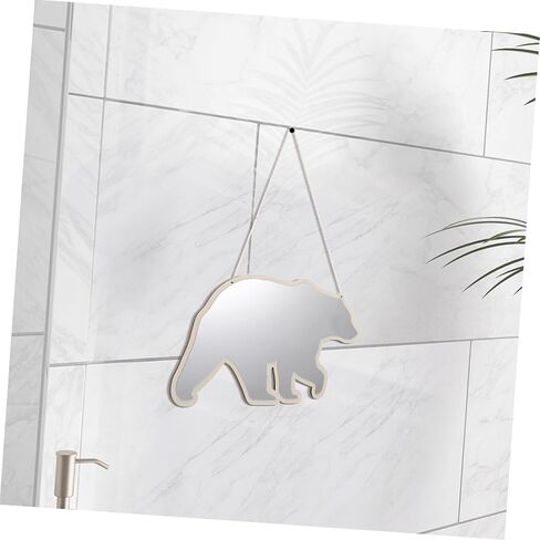 مرآة زينة للفتيات للأولاد والبنات من الأكريليك بتصميم الدب آمنة وديكور لغرفة الأطفال in Kuwait