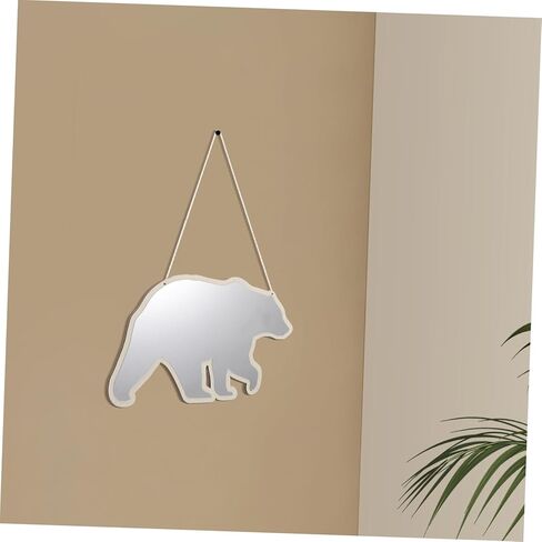 مرآة زينة للفتيات للأولاد والبنات من الأكريليك بتصميم الدب آمنة وديكور لغرفة الأطفال in Kuwait