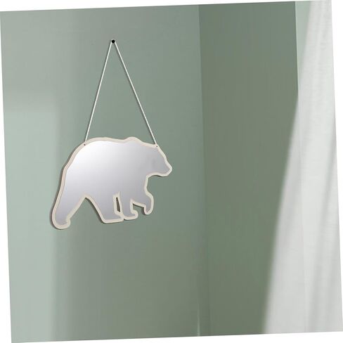 مرآة زينة للفتيات للأولاد والبنات من الأكريليك بتصميم الدب آمنة وديكور لغرفة الأطفال in Kuwait