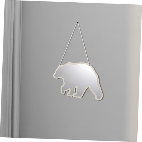 مرآة زينة للفتيات للأولاد والبنات من الأكريليك بتصميم الدب آمنة وديكور لغرفة الأطفال in Kuwait