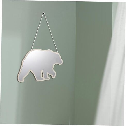 Gatuida Girls Vanity Mirror Boys and Girls Decorative Mirror Bear Shape for Nursery Bathroom in Saudi Arabia