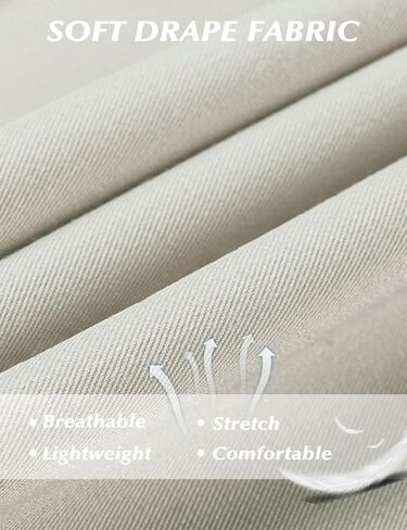 Tapata Women Wide Leg Pants High Waisted Dress Trousers Casual Elastic Pockets Business Work Slacks, Plaid Black, 18 in Kuwait