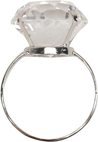 Giant Engagement Ring Prop Crystal Diamond Ring Prop for Wedding Christmas Decor in Saudi Arabia