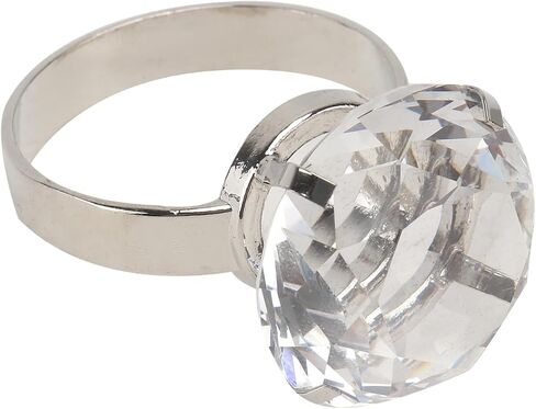 Giant Engagement Ring Prop Crystal Diamond Ring Prop for Wedding Christmas Decor in Saudi Arabia