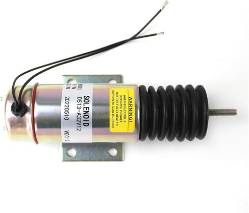 D513A32V12 201112E2U1 D513-A32V12 2011-12E2U1 1 قطعة وقف الملف اللولبي قطع الملف اللولبي 12V لمحرك الديزل in Saudi Arabia
