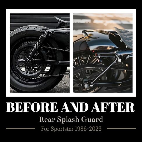 واقي الطين الخلفي للحاجز الخلفي لـ Harley Sportster XL883 XL1200 1986-2023 in Kuwait