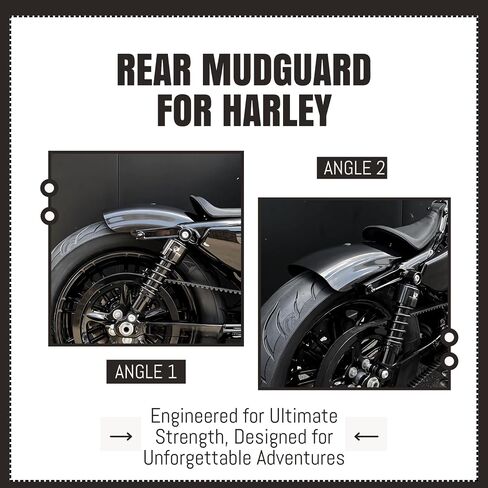 واقي الطين الخلفي للحاجز الخلفي لـ Harley Sportster XL883 XL1200 1986-2023 in Kuwait