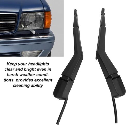 Pair of Headlight Wiper Arm, Right Left Headlight Wiper Blade, Headlamp Wiper Headlight Wipers Arm Replacement in Saudi Arabia