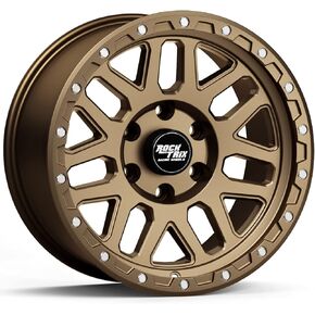 RockTrix RT110 17 inch Wheel Compatible with Chevrolet Colorado Silverado 1500 6x5.5" (6x139.7) Bolt Pattern, 17x9 (-12 Offset, 4.5 Backspace) Also Fits GMC Canyon Sierra 1500, Black in Saudi Arabia