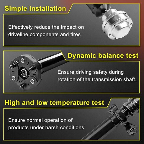 Drive Shaft Fit for Cadillac CTS 2008-2014 3.0L/3.6L AT AWD, Prop Shaft Driveshaft Assembly Rear Side Replace# 22819507 in Saudi Arabia