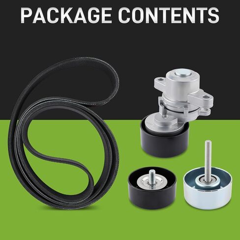 شداد الحزام SK107054 مع حزام أفعواني 7PK1705 Idler Pully 11925JA11A متوافق مع Nissan Altima 2007-2012 3.5L V6 متوافق مع Maxima متوافق مع Murano 2009-2014 in Saudi Arabia